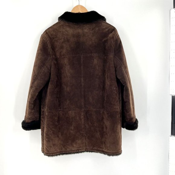 Jones New York Suede Jacket with Furry Lining Women's Medium - Picture 4 of 7